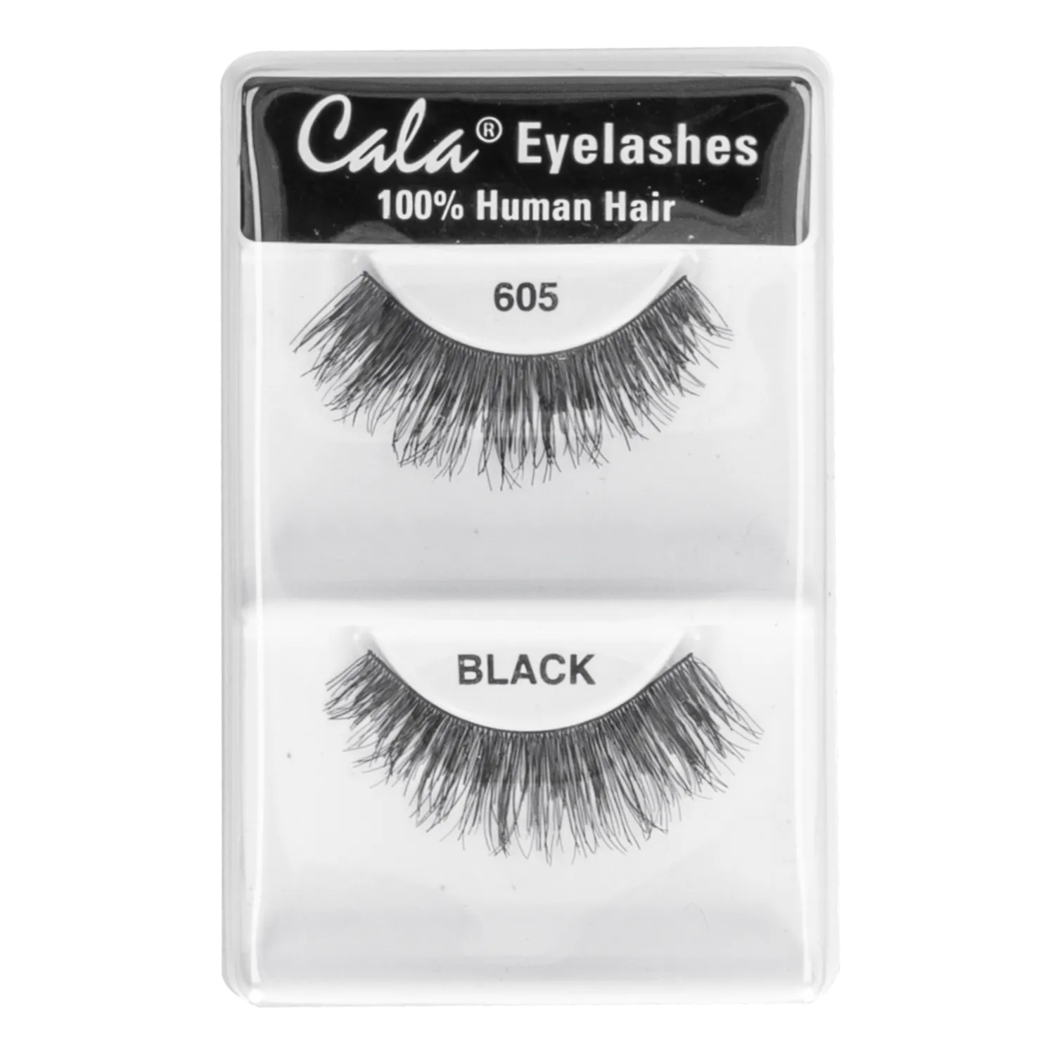 Pestañas Postizas Diseño Nro. 605 Negro CALA 1 Par