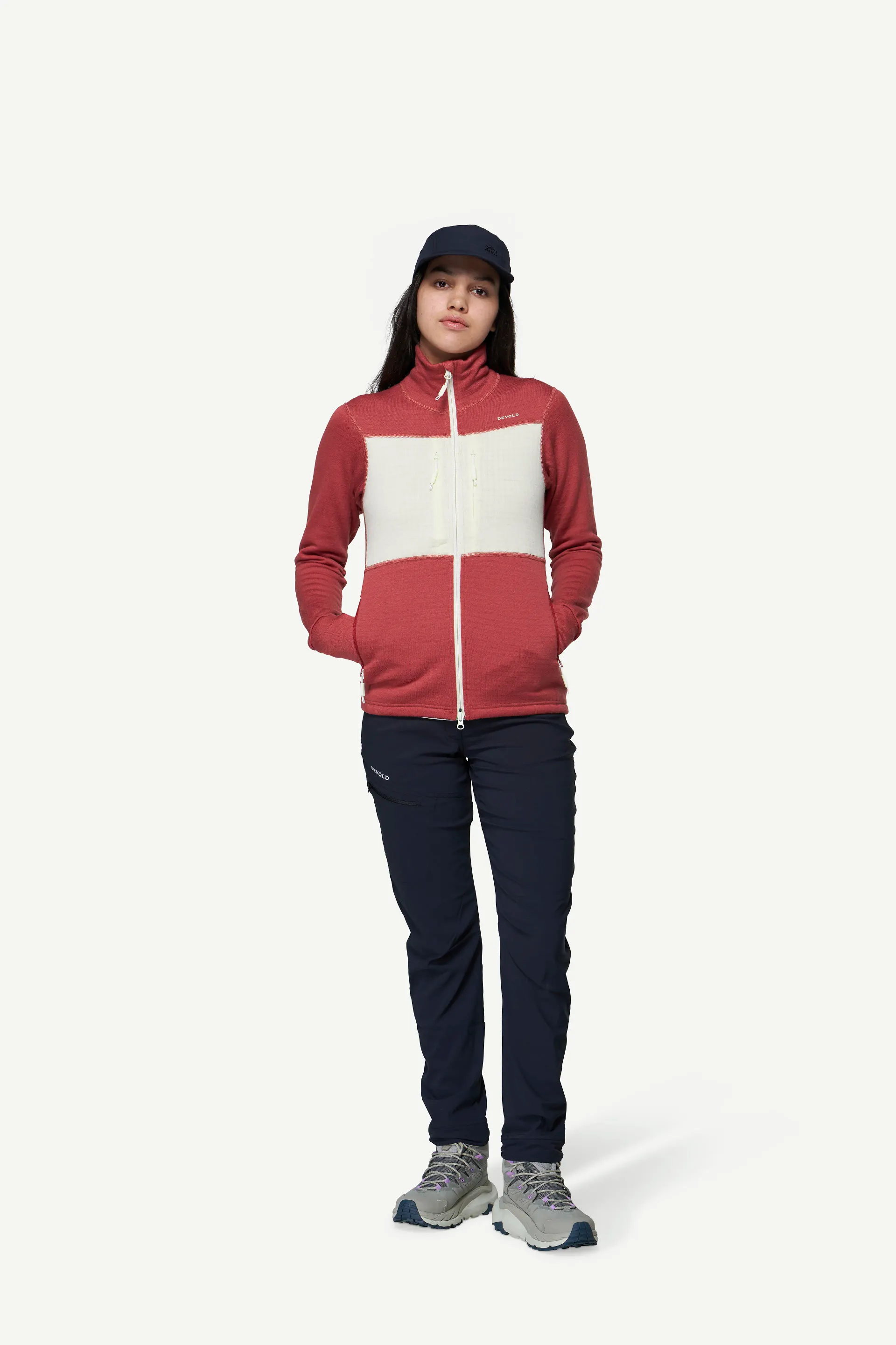 EGGA GRID MERINO JKT WMN