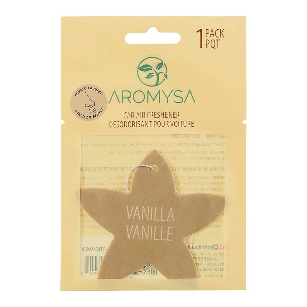 Désodorisant pour l'auto Vanille AROMYSA