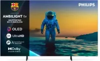 77OLED810/12 194 cm (77") OLED Ambilight TV metall, 4K Ultra HD, Smart-TV, 120 Hz, DVB-T2/DVB-C/DVB-S2, Sprachsteuerung