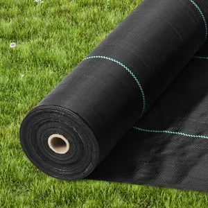 Telo anti-erbacce 1 x 50 m SucceBuy, geotessile tessuto 85 g/m² in PP permeabile per giardino, ghiaia e paesaggistica