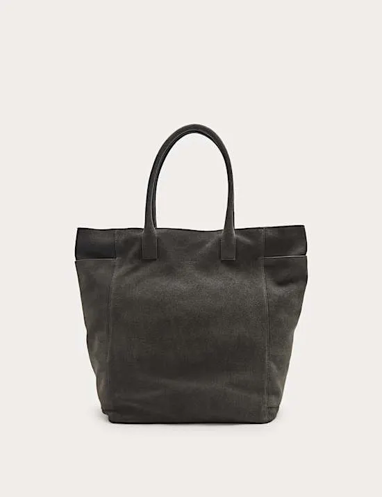 Suede Tote Bag