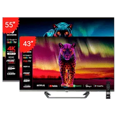 COMBO RIVIERA 4K QLED UHD 55" (RIVTELUHDGLT55TPQ10) + 43" (RIVTELFHDGLT43TPQ10)