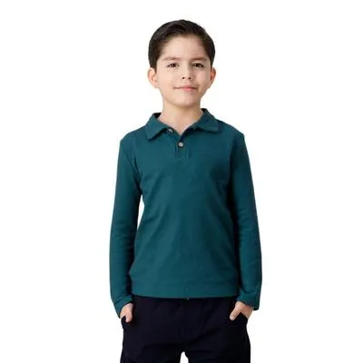 Playera Hummo Kids Niño Tipo Polo Manga Larga