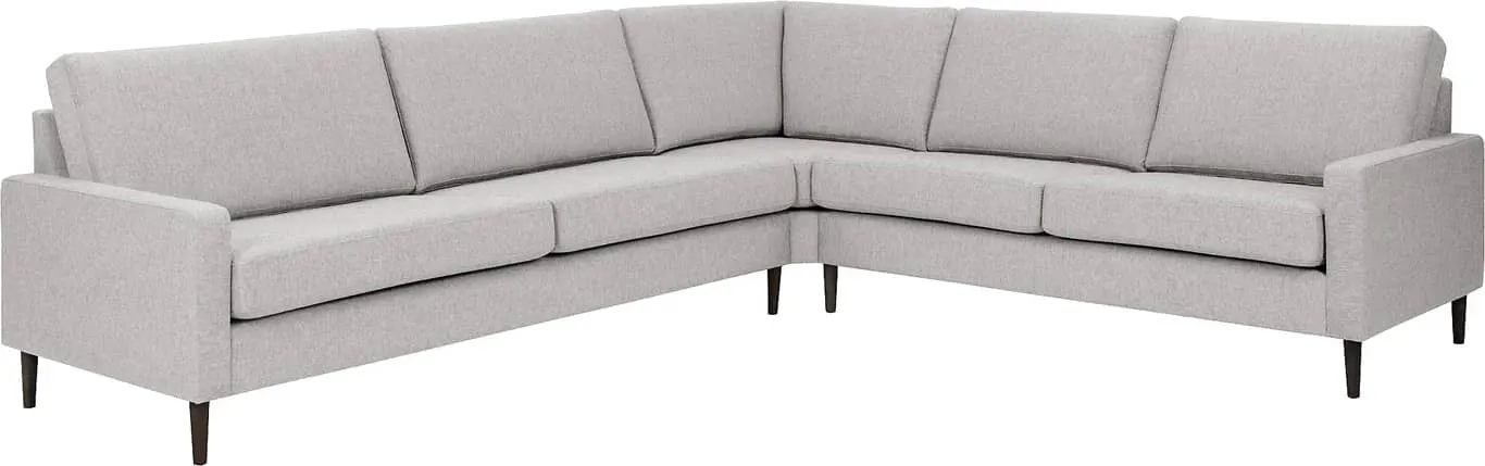 Sone høy hjørnesofa Modulsofa. 3 seter + hjørne + 2,5 seter i stoff Atlas