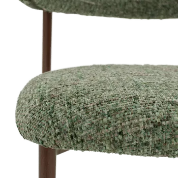Stoel MARGIT Moss Green/Walnut