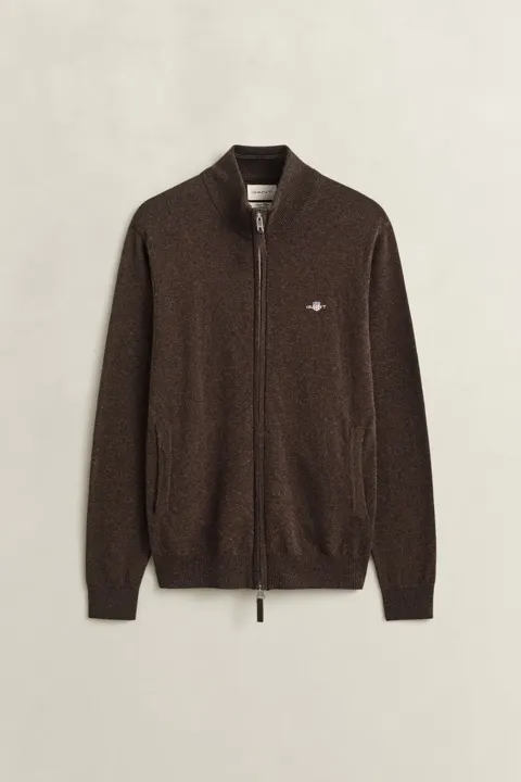 Lammeull zip cardigan