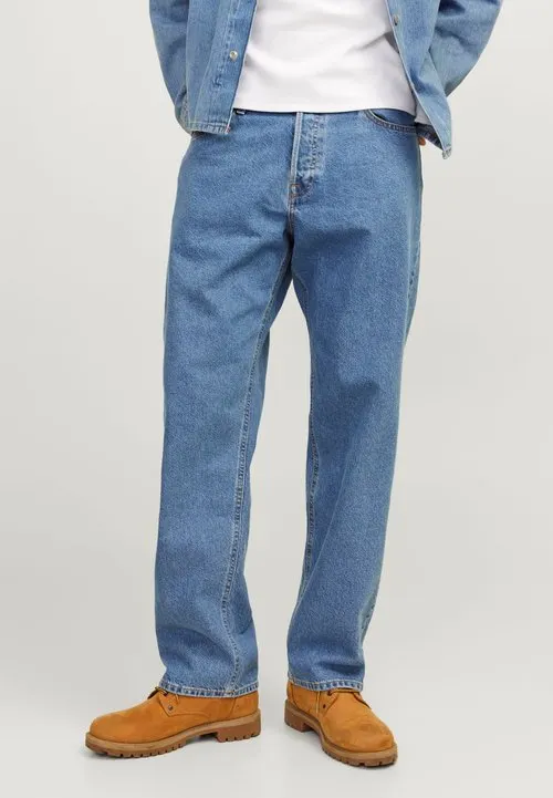 JJIEDDIE JJORIGINAL - Jeans straight leg - blue denim