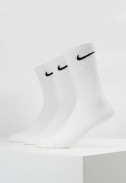 EVERYDAY CUSH CREW 3 PACK UNISEX - Sportssokker - white/black