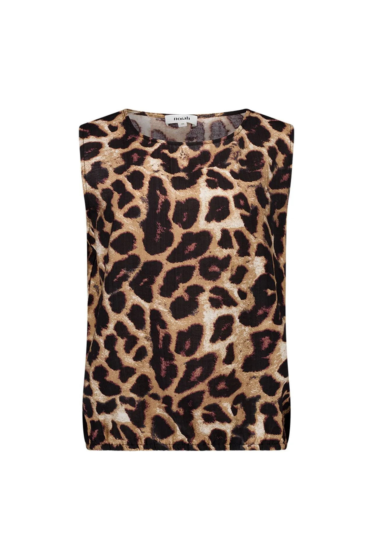 Top met luipaardprint