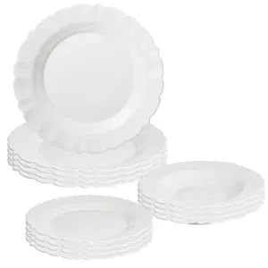 Juego de Vajilla de 12Pzs Blanco San Ignacio