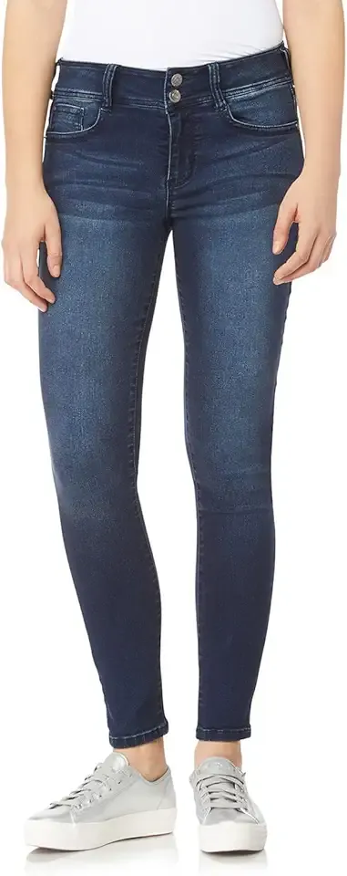Women's Ultra Fit Mid-Rise Insta Soft Denim Juniors Jeans (Also Available in Plus Sizes)