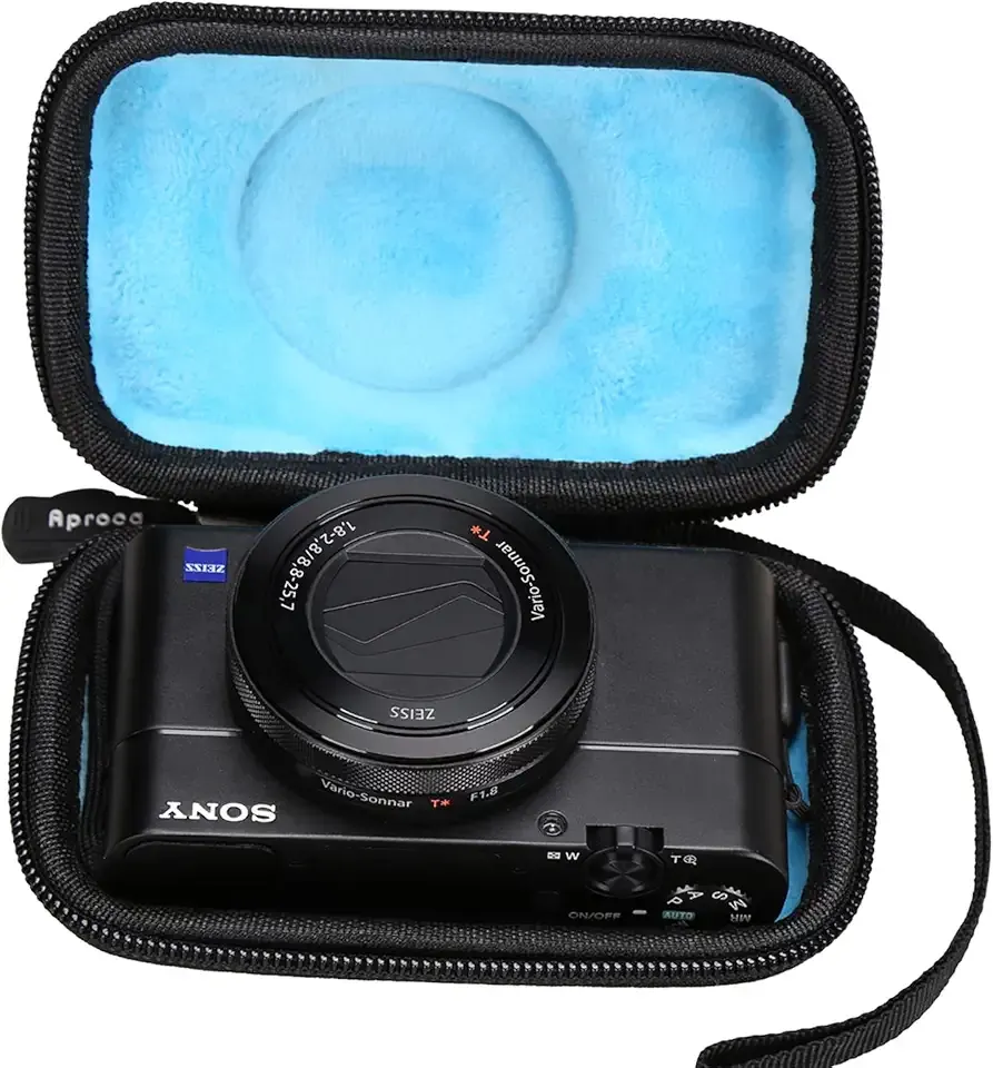 Aproca Hard Carry Travel Case fit Sony RX100 VA/ RX100 VI/ RX100 V/ RX100 IV/RX100 III /RX100 II 20.1MP Digital Camera, Black, Travel