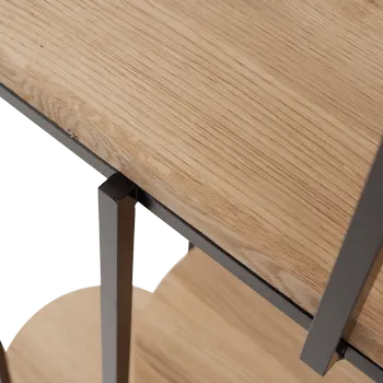 Boekenrek HEDDA 90x33x205 Eiken