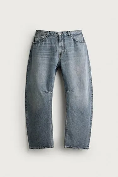STRAIGHT BARREL FIT JEANS