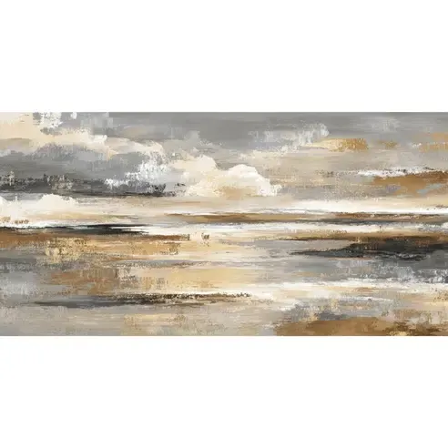 Leinwandbild Abstract Art VIII - mehrfarbig - 120x60 cm