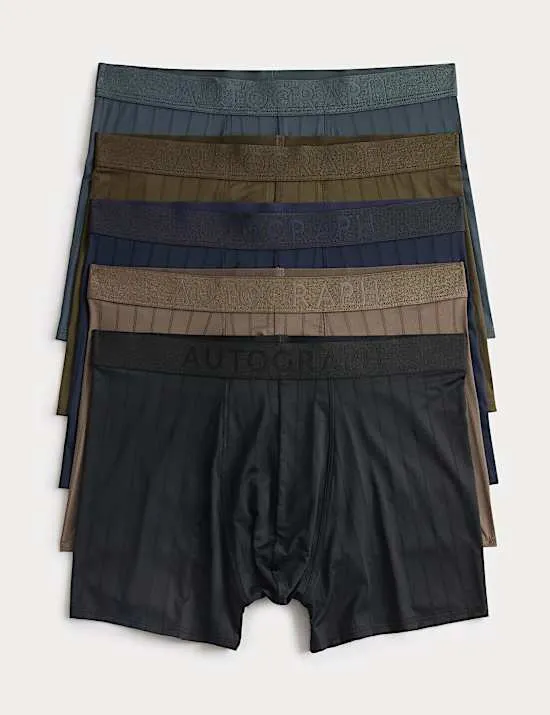 5er-Pack Microskin-Nadelzug-Shorts