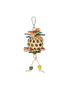 Adori Whirligig - Hout & Touw - 15x15x4 cm Multi-Color