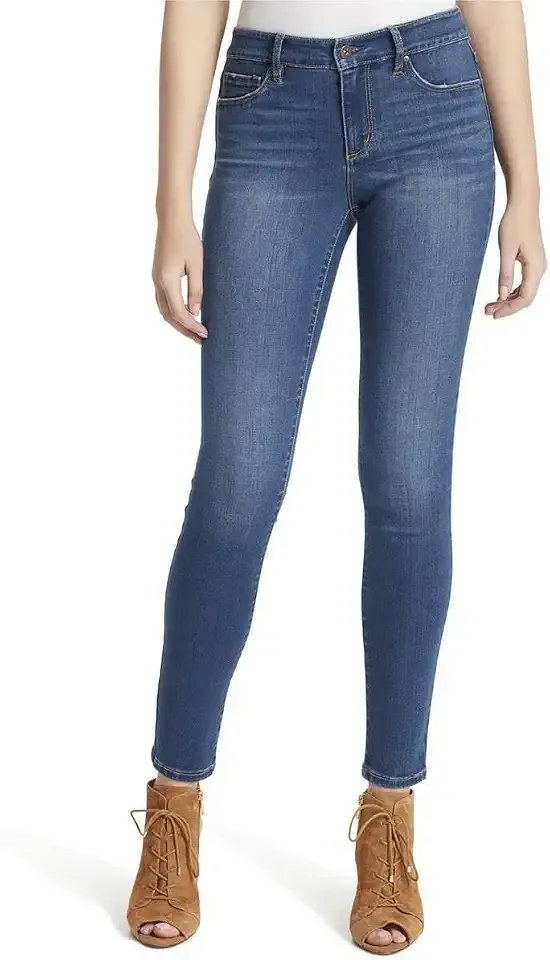 Womens Kiss Me Mid Rise Skinny Jean Plus