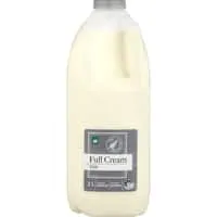 woolworths milk full cream 4% milk fat 2L