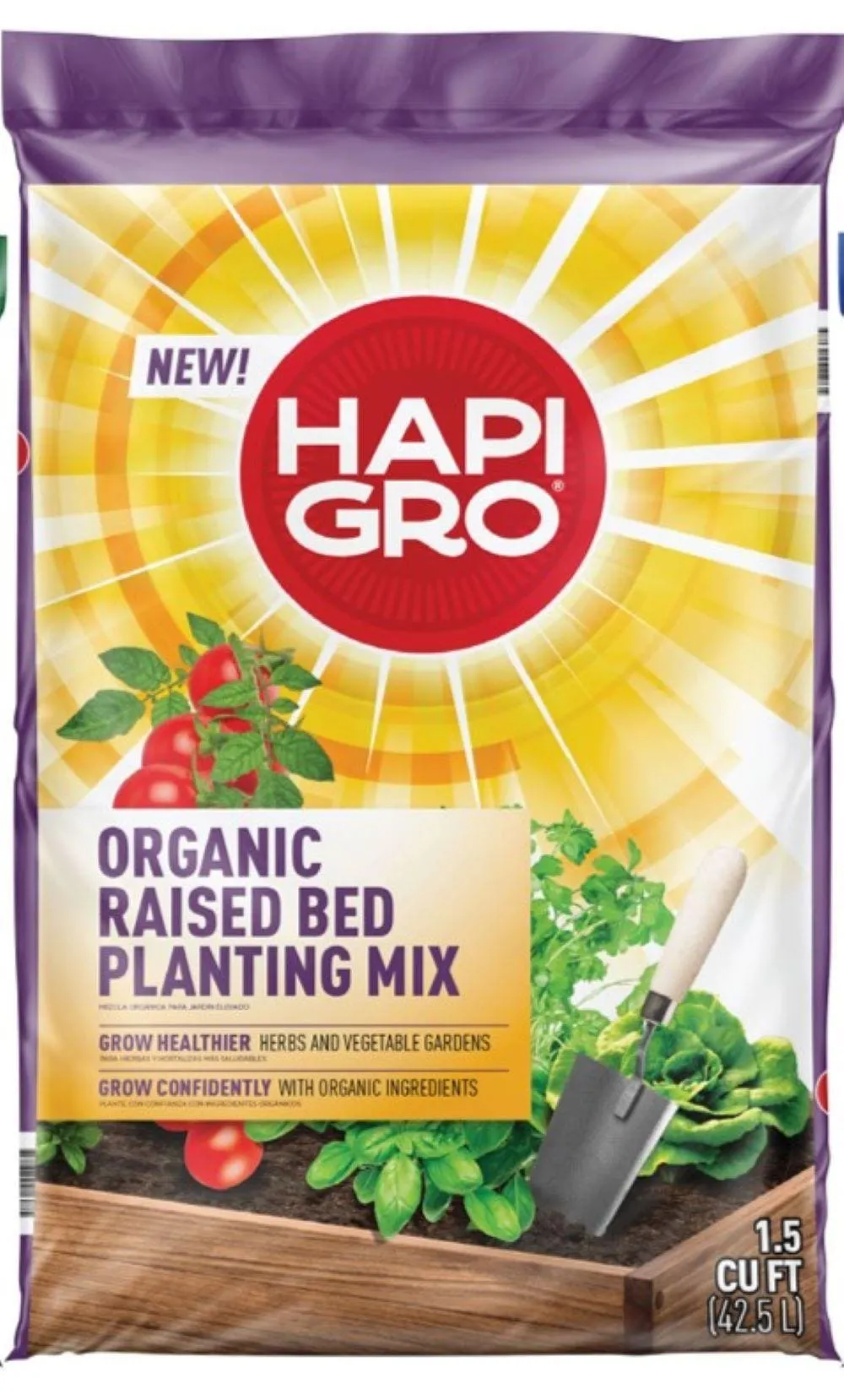 1.5 cu ft Organic Raised bed soil
