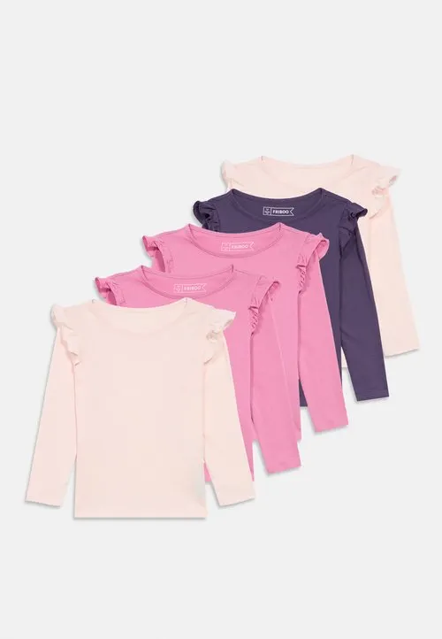 5 PACK - Topper langermet - pink/blue