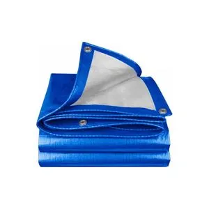 Lona 2 X 3 Metros Cobertor Impermeable Con Ojales Aluminio Azul