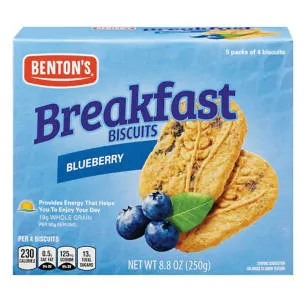 Blueberry Breakfast Biscuits, 5 pack