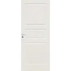 Innerdør tradisjon massiv formpresset 3 speil 8x21 klassisk hvit ncs s0500-n