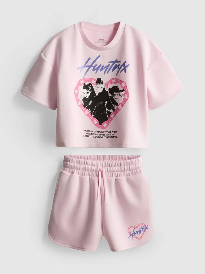 5–15 ans | T-shirt et short KPop Demon Hunters Huntr/x