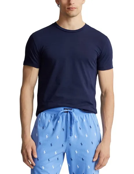 3-Pack Slim Crewneck Undershirt Navy/Blue/White