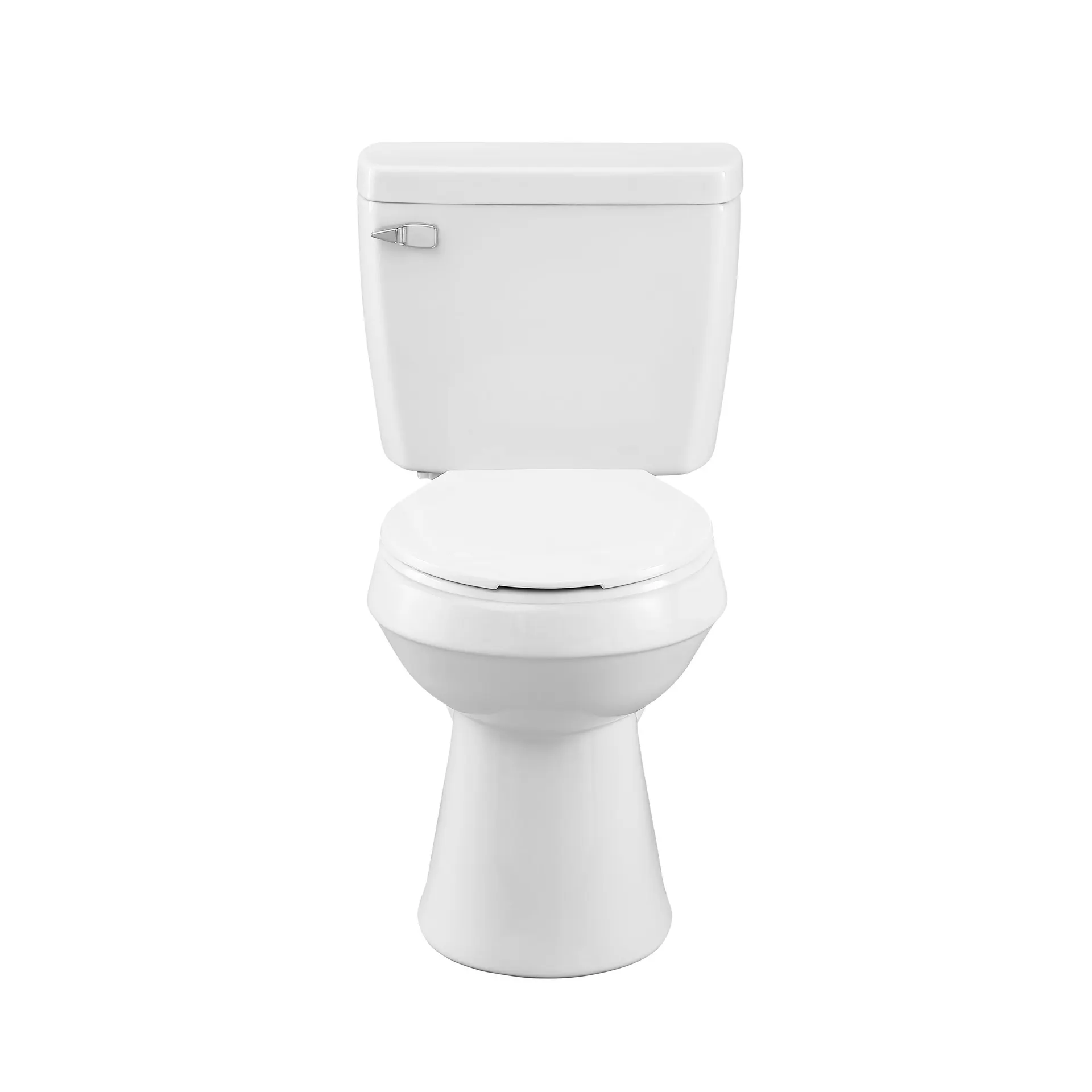 Project Source Pro-Flush White Round Chair height 12-in Rough-In WaterSense 1.28 GPF 2-piece Toilet
