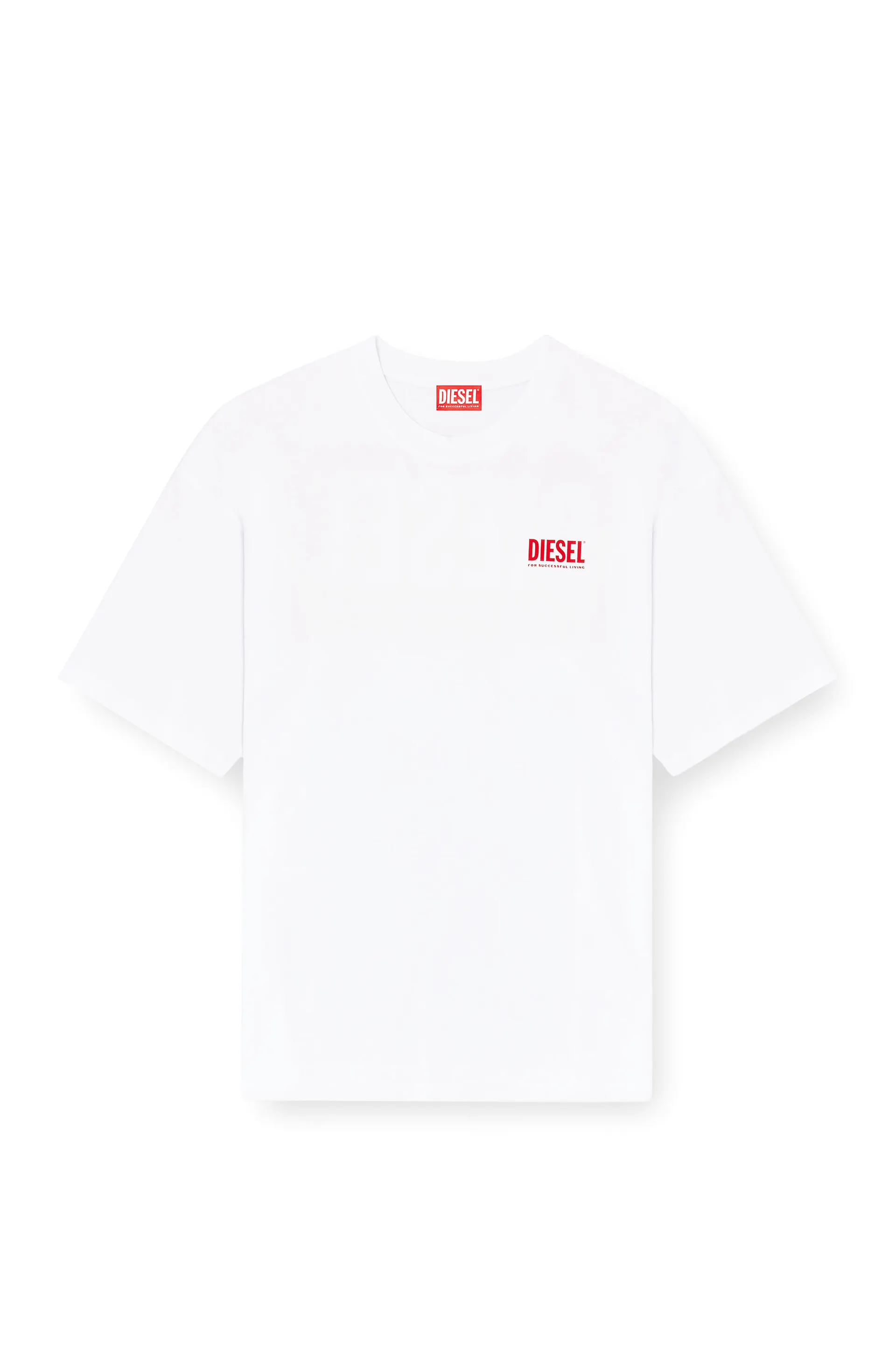 Cotton T-shirt with Diesel Biscotto print