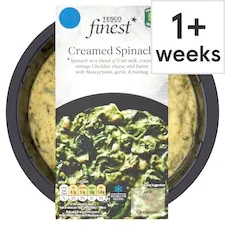 Tesco Finest Creamed Spinach 250G