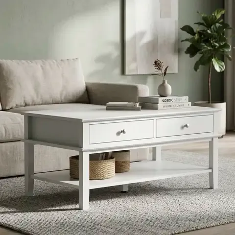 Mesa de centro Nora Blanco 100x55x45 cm