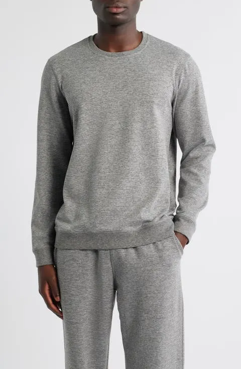 Pinstripe Long Sleeve Pajama T-Shirt