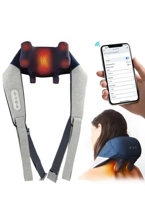 MIKO Wave Neck and Back Massager with App Control