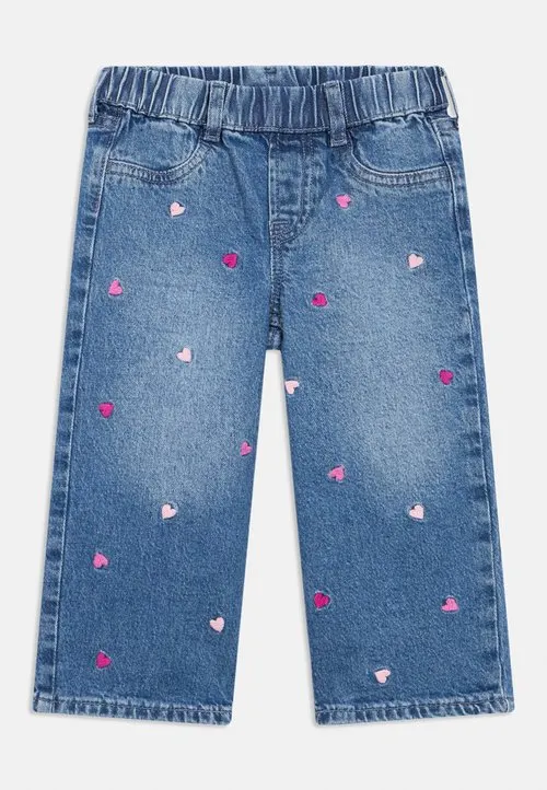BABYGAP PULL-ON WIDE-LEG JEANS - Jeans straight leg - stone blue denim