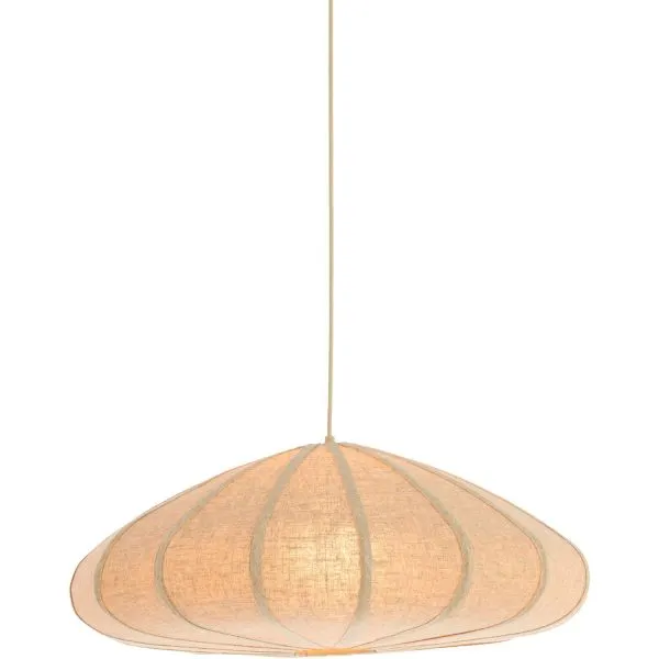 Hanglamp Cantilupo S naturel linnen 1-lichts