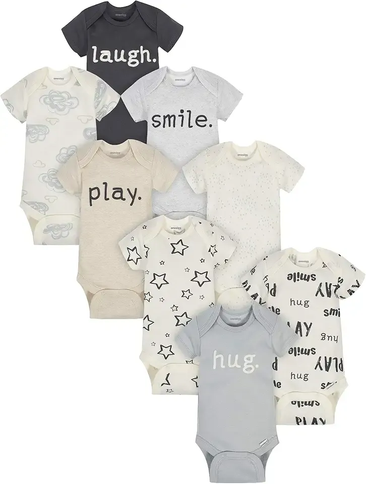 Baby 8-pack Short Sleeve Mix & Match Bodysuits