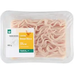 Woolworths NZ Chicken Mince Breast 3% Fat Barn Raised 400g