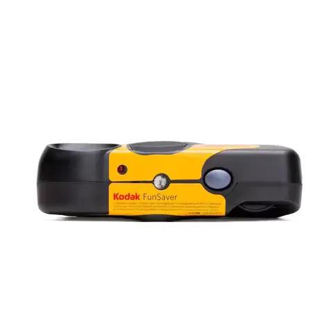 Original Kodak FunSaver 35mm Waterproof HD Power Disposable Single Use Point-and-Point Film Camera with Flash - 27/39 Exposures