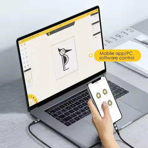 LaserPecker Laser Engraver Portable Easy to Use Fast Engraving Speed Multi Material Laser Engraving Machine With 2k 5W LP2 Pro