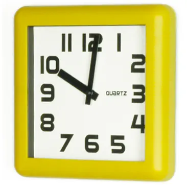 Orologio quadrato da parete 21x21 cm