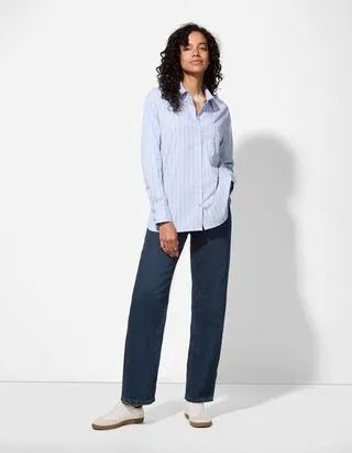 Jeans - Straight fit - blu scuro