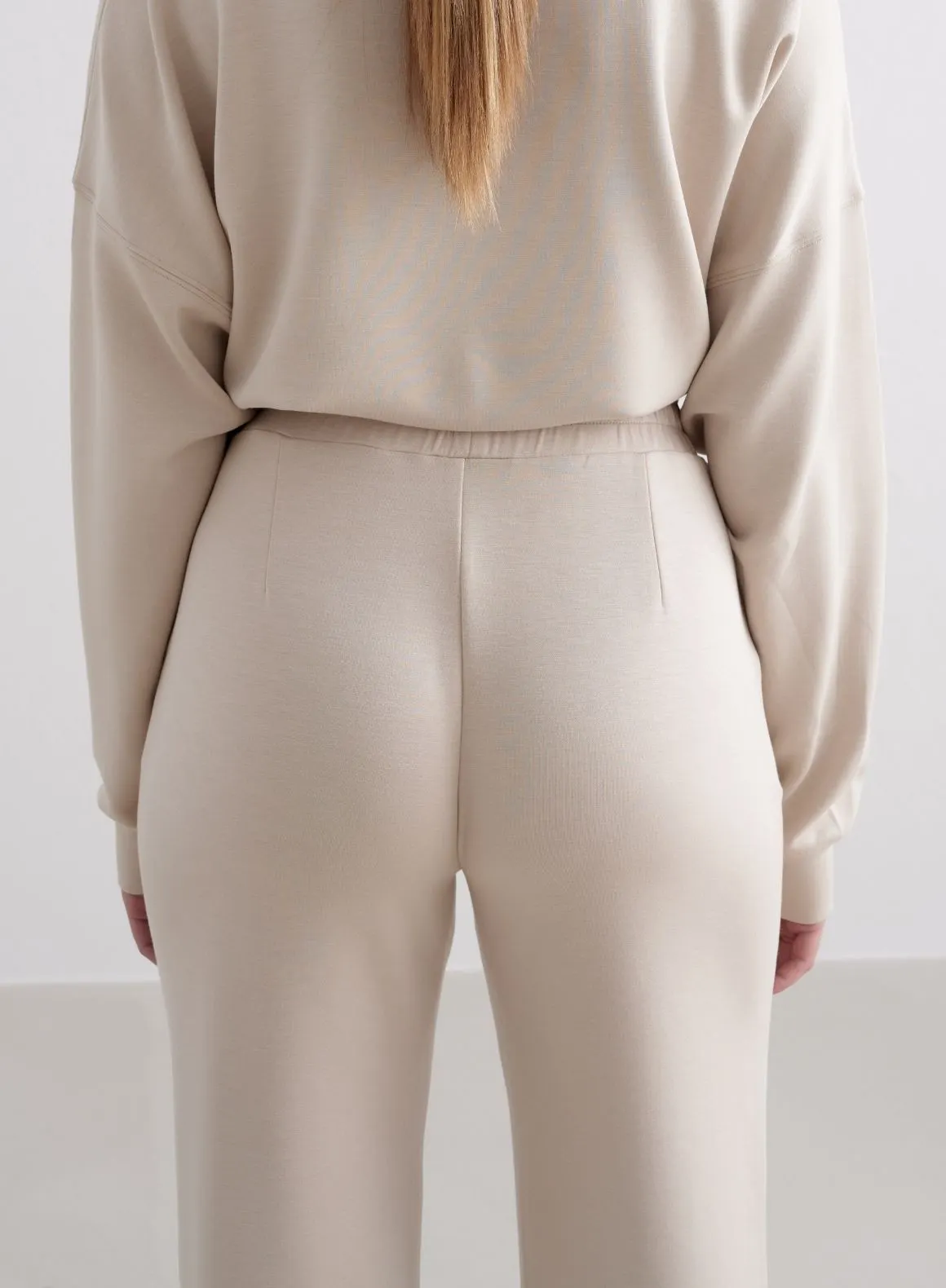 Café Au Lait Comfy Modal Wide Pants