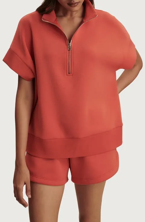 Varley Ritchie Short Sleeve Half Zip