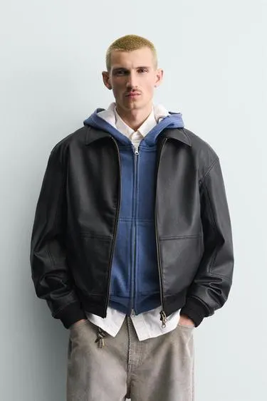 CROPPED FIT JACKET WITH FIREMAN CLASP