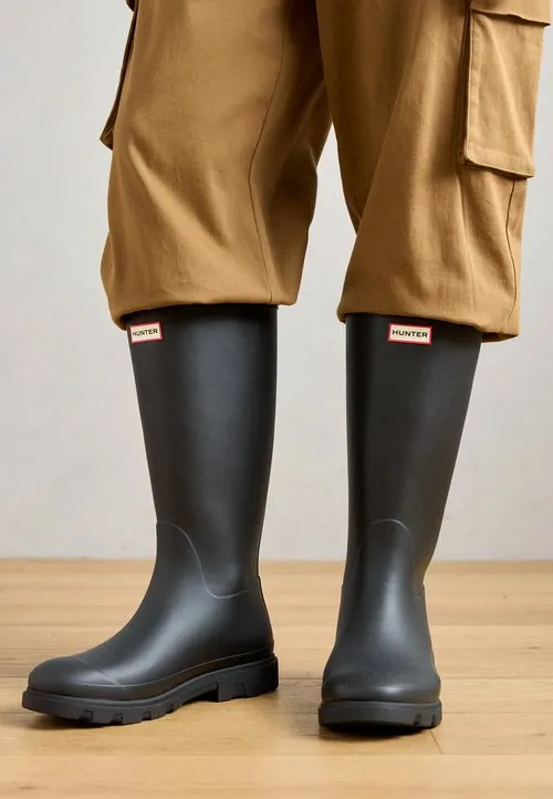 DOWNPOUR TALL BOOT UNISEX - Gummistøvler - black