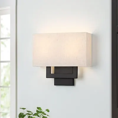 Meredith 5.75-in 1 Light Black Modern/contemporary Bathroom Vanity light